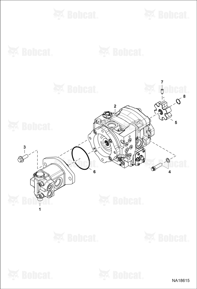 Hydrostatic Circuitry (Pump Identification)