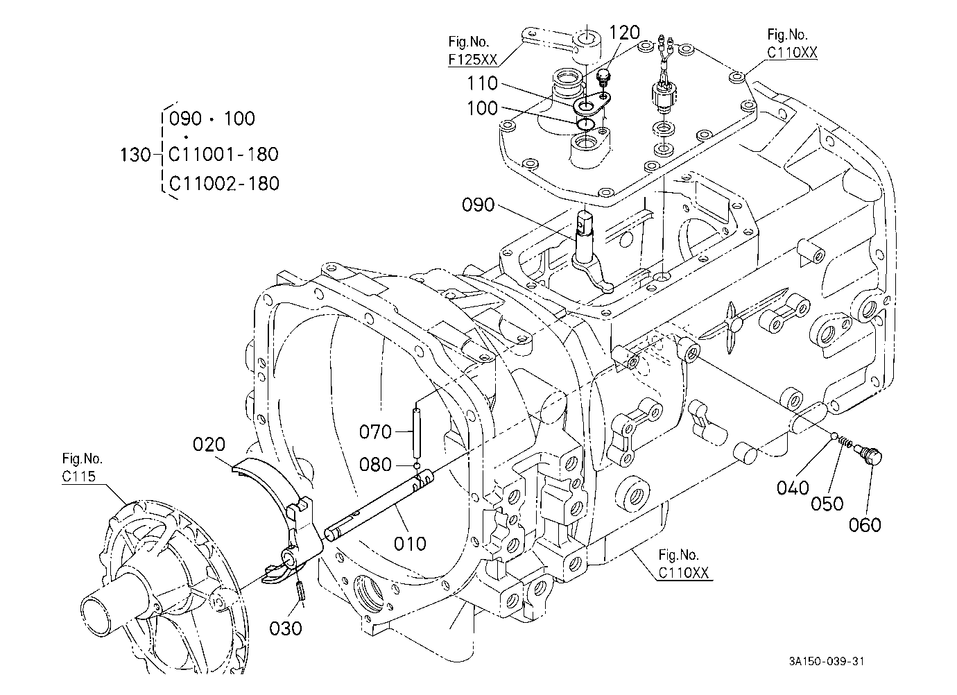 Shuttle Gear Shift Fork