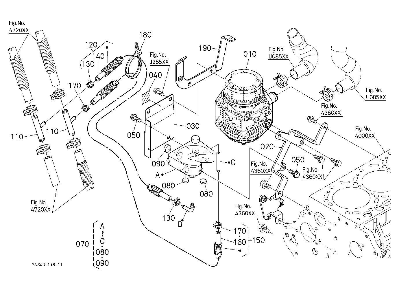 Heater Kit (Oil Separator) (W/G No.M3143) [Option]