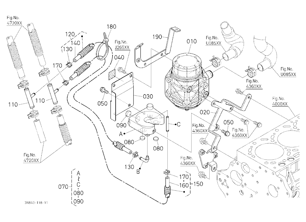 Heater Kit (Oil Separator) (W/G No.M3143) [Option]