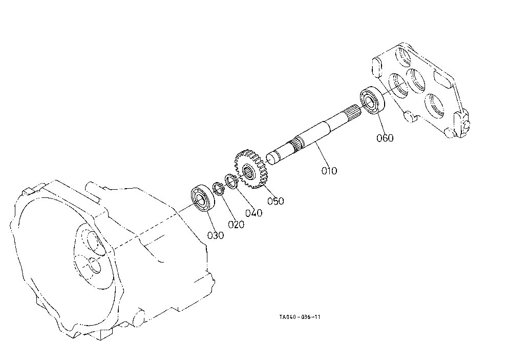 Pto Countershaft [W/O Ind-Pto]