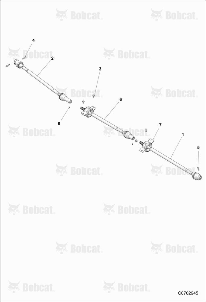 Drive TRAIN, Front Prop Shaft
