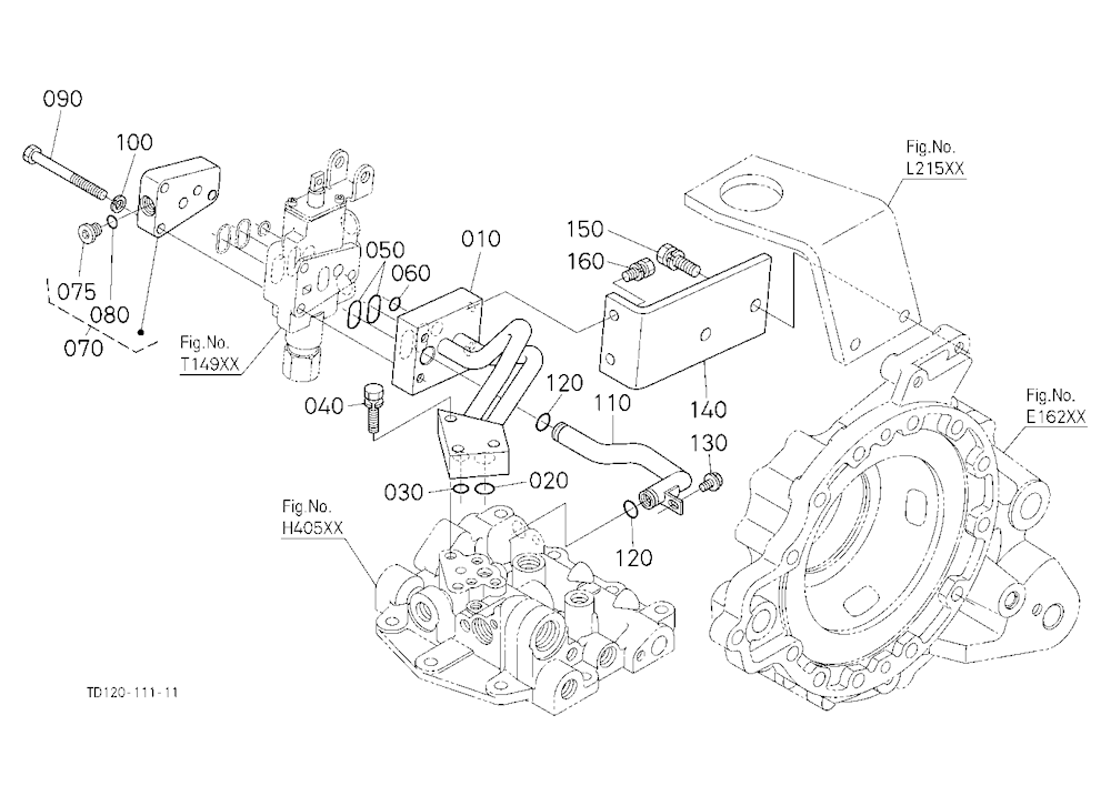 Auxiliary Control Valve Base (W/G No.L8335) [Optio