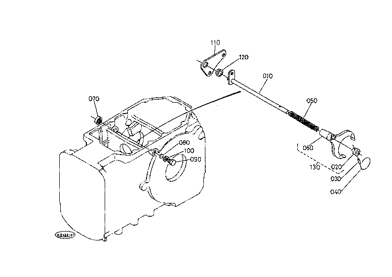 Diff.Lock Fork W/O Cab