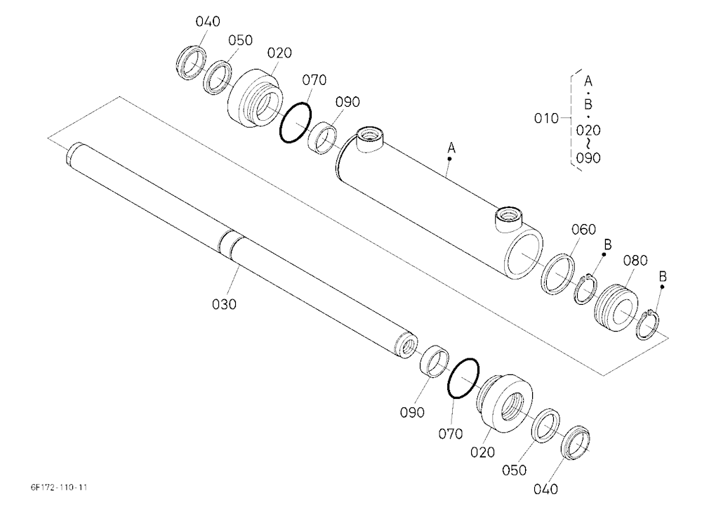 Steering Cylinder [Component Parts]