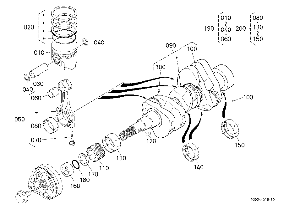 Piston And Crankshaft