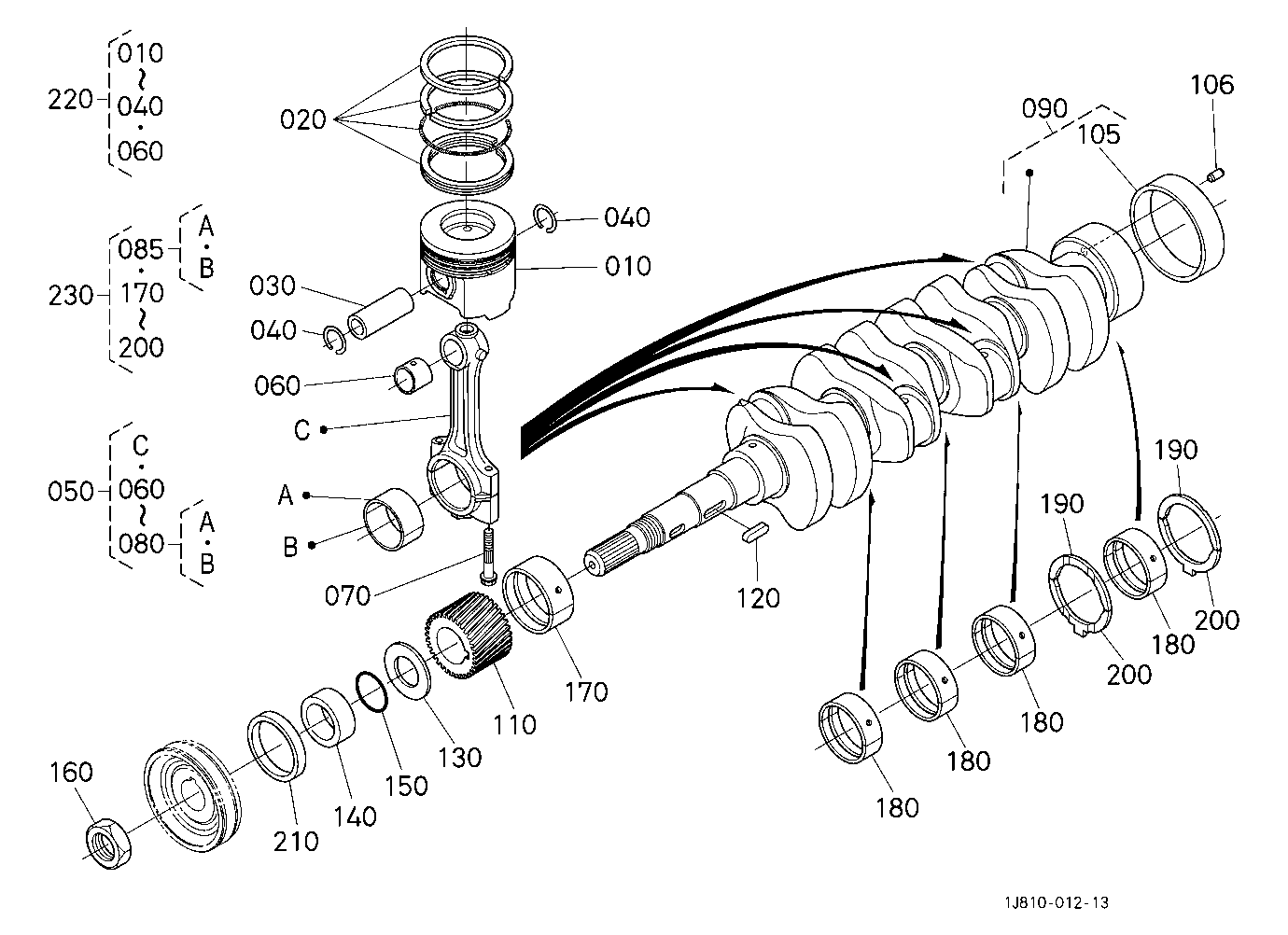 Piston And Crankshaft