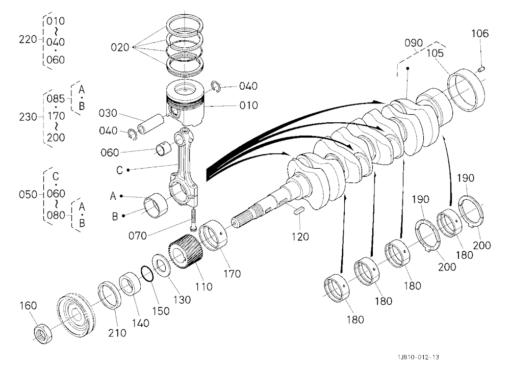 Piston And Crankshaft