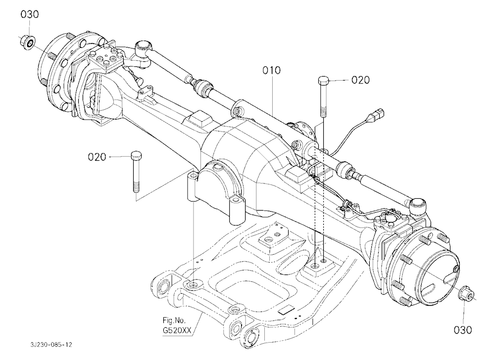 Front Axle [Front Axle Component] [With Front Susp