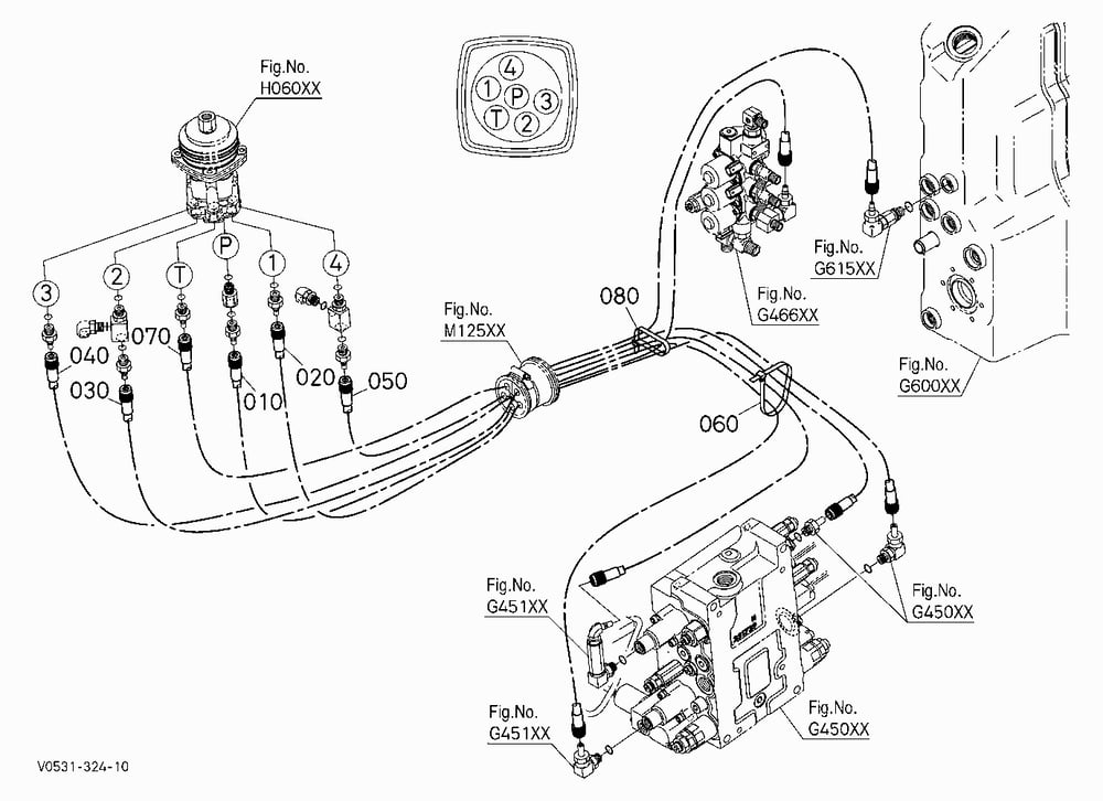 OIL PIPING (CONTROL RIGHT)