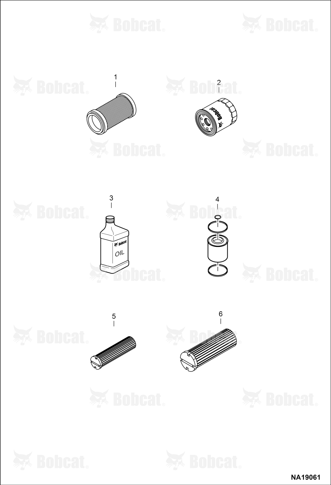 Scheduled Maintenance Items (Every 500 Hours)
