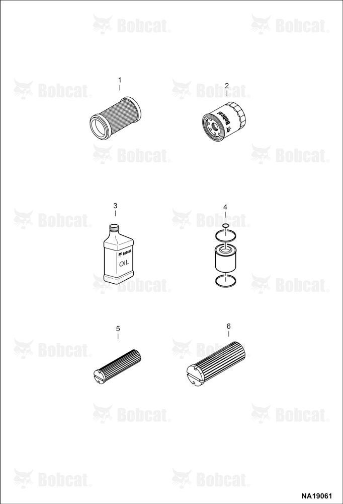 Scheduled Maintenance Items (Every 500 Hours)