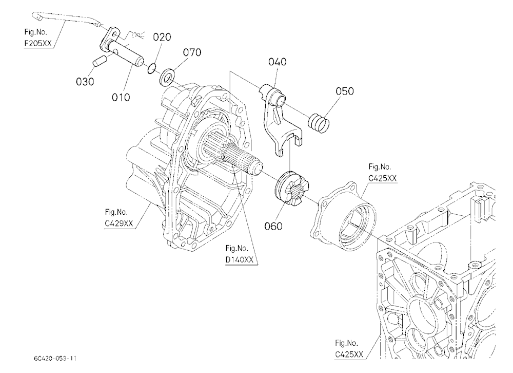 Differential Lock Shift Fork