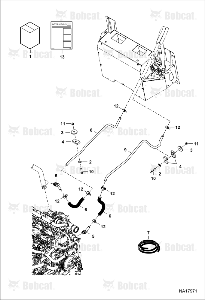 Heater & A/C (Heater Plumbing Kit)