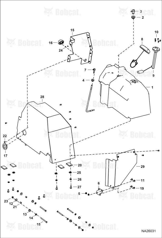 Fuel Tank Assembly (Kubota Gas)