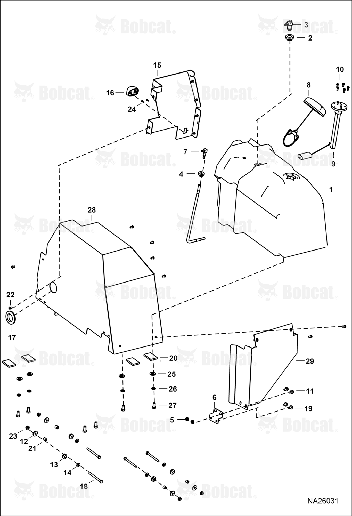 Fuel Tank Assembly (Kubota Gas)