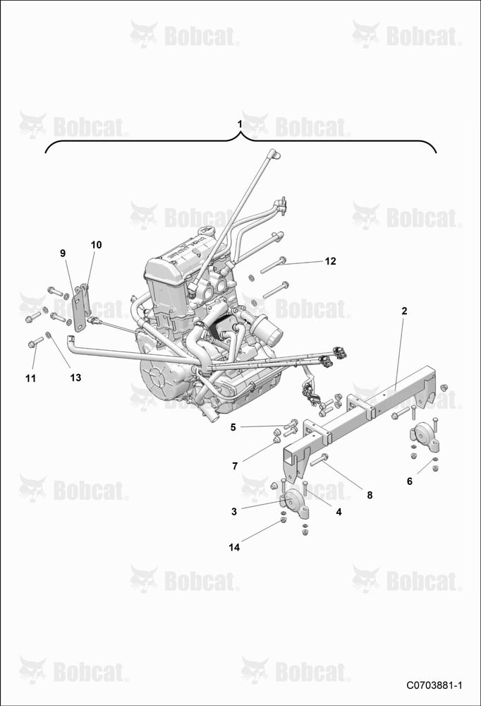 ENGINE, Mounting
