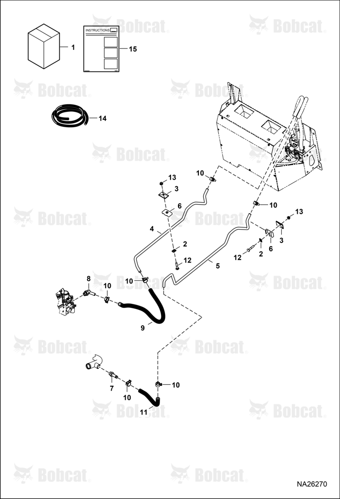 Heater & A/C (Heater Plumbing Kit)