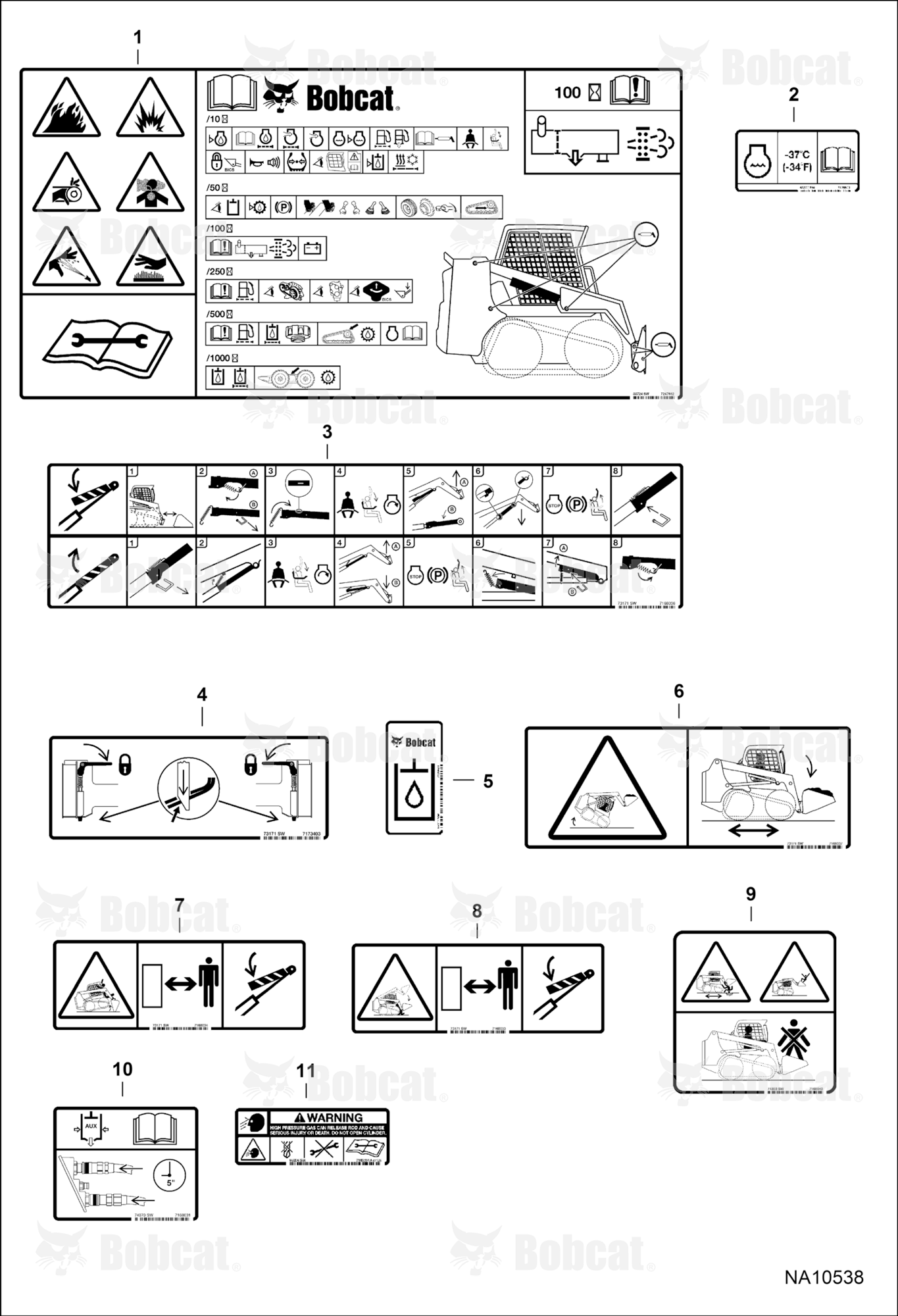 Decals (Outside) (No Text)  AE0J11001 & Above