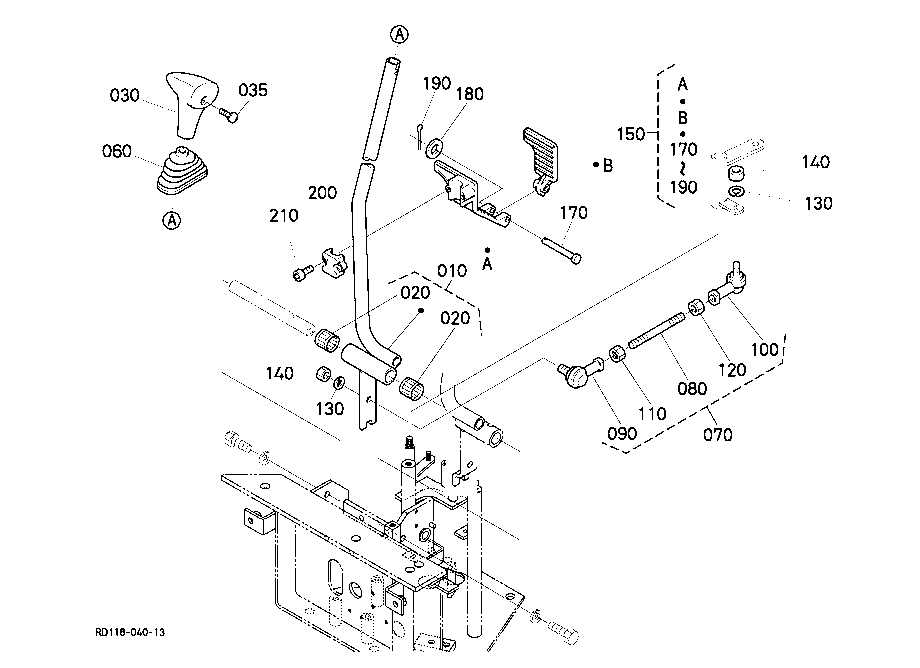 Control Lever (Travel Rh 1)