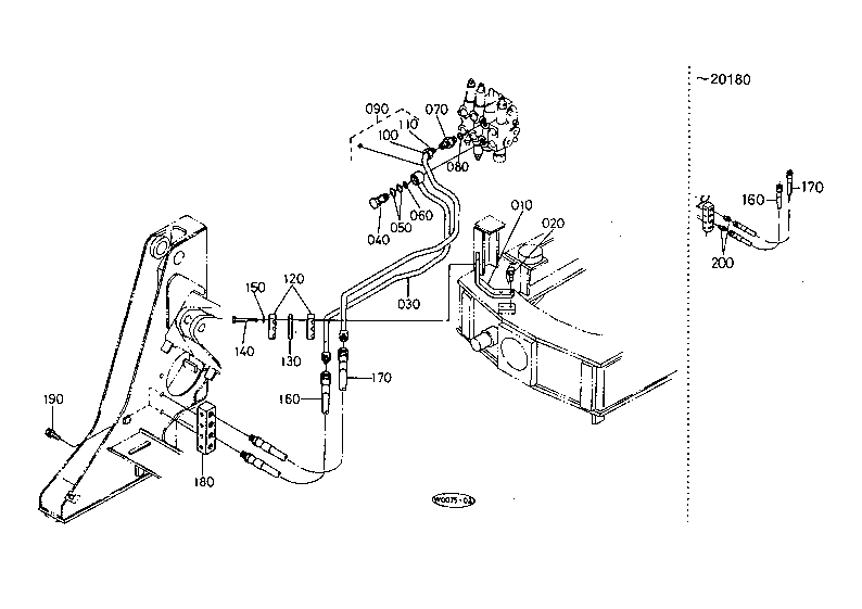 Oil Piping (Lift Cylinder)