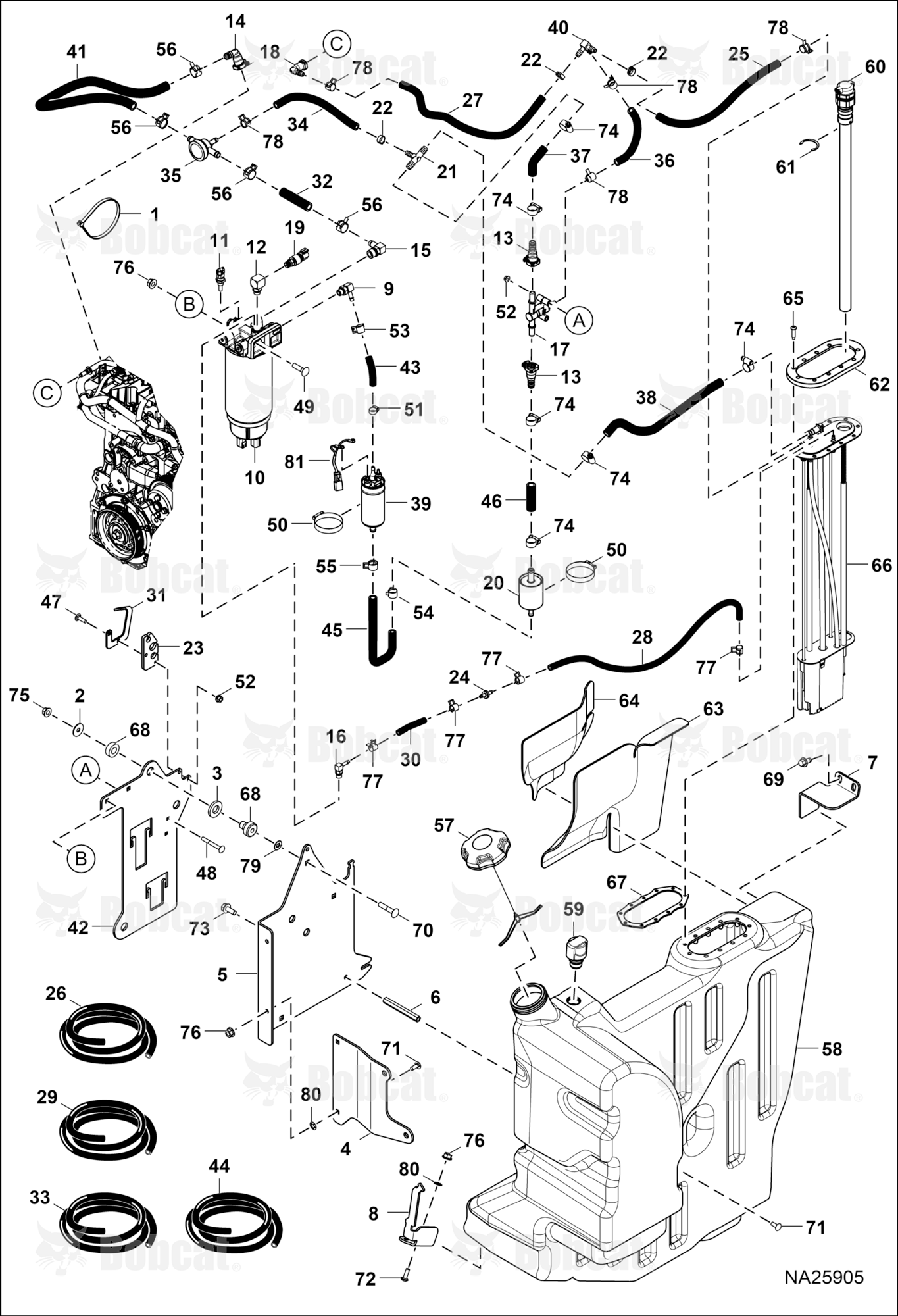 Engine & Attaching Parts (Fuel System)