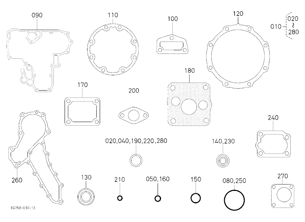 Lower Gasket Kit [New]