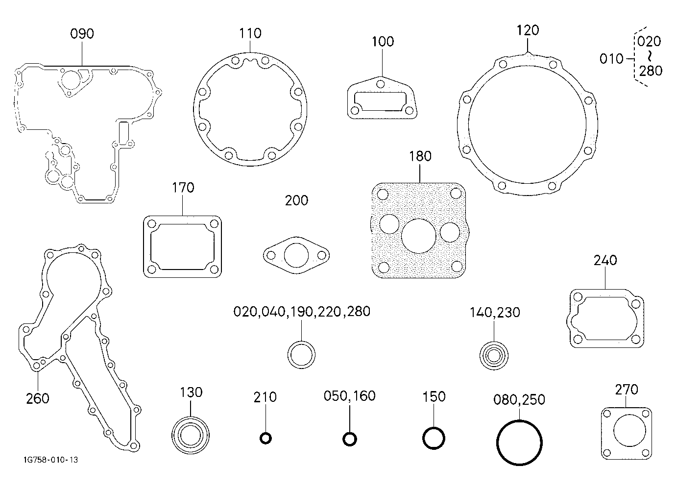 Lower Gasket Kit [New]