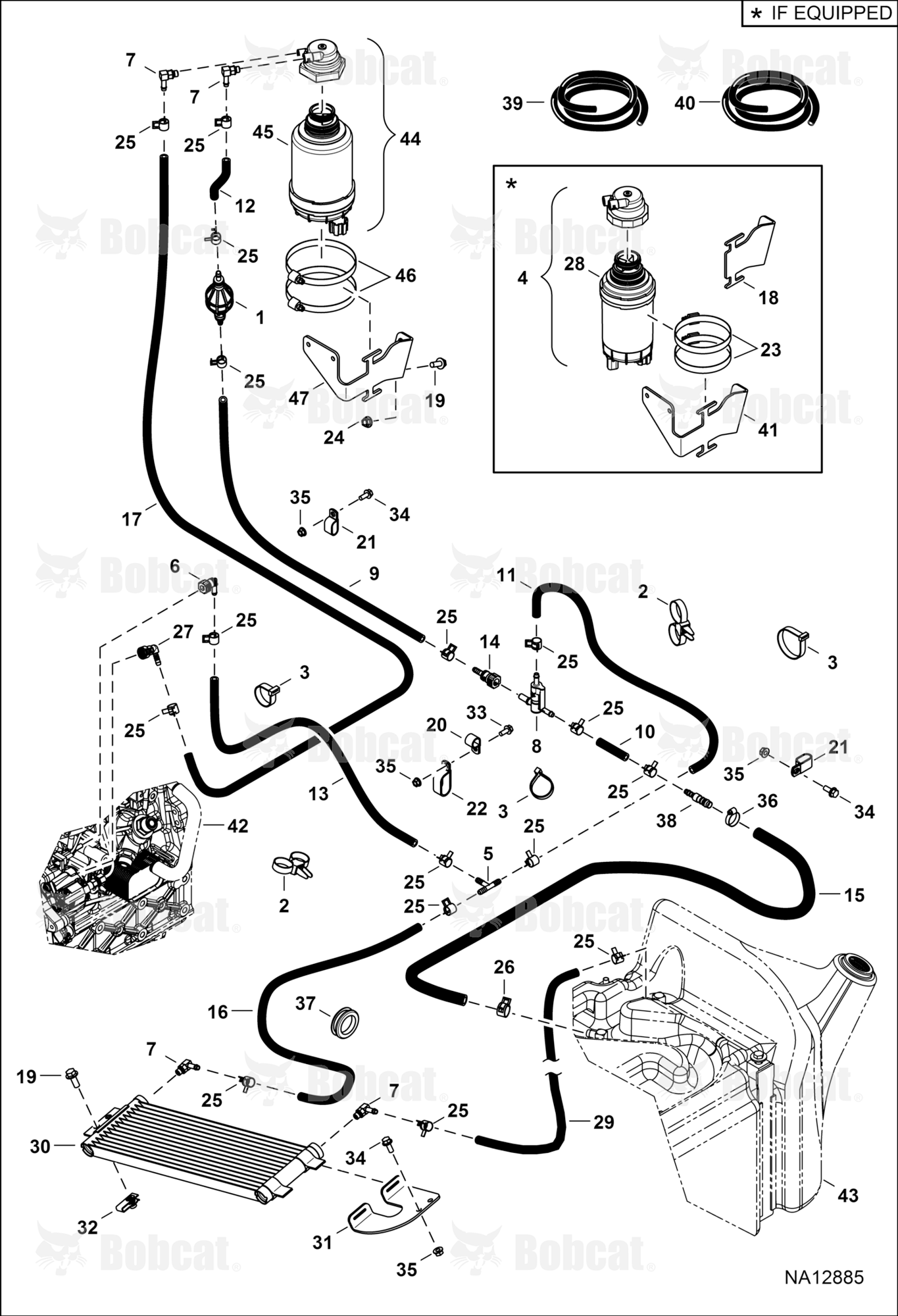 Engine & Attaching Parts (Fuel System)  B4C311001 - B4C317096