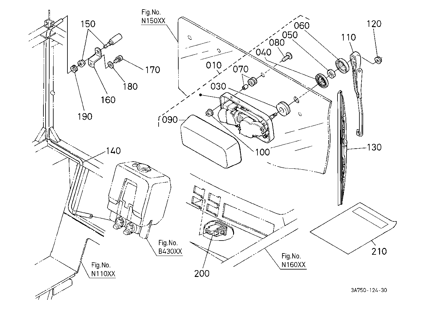 Rear Wiper Kit [Old Type] [Option]