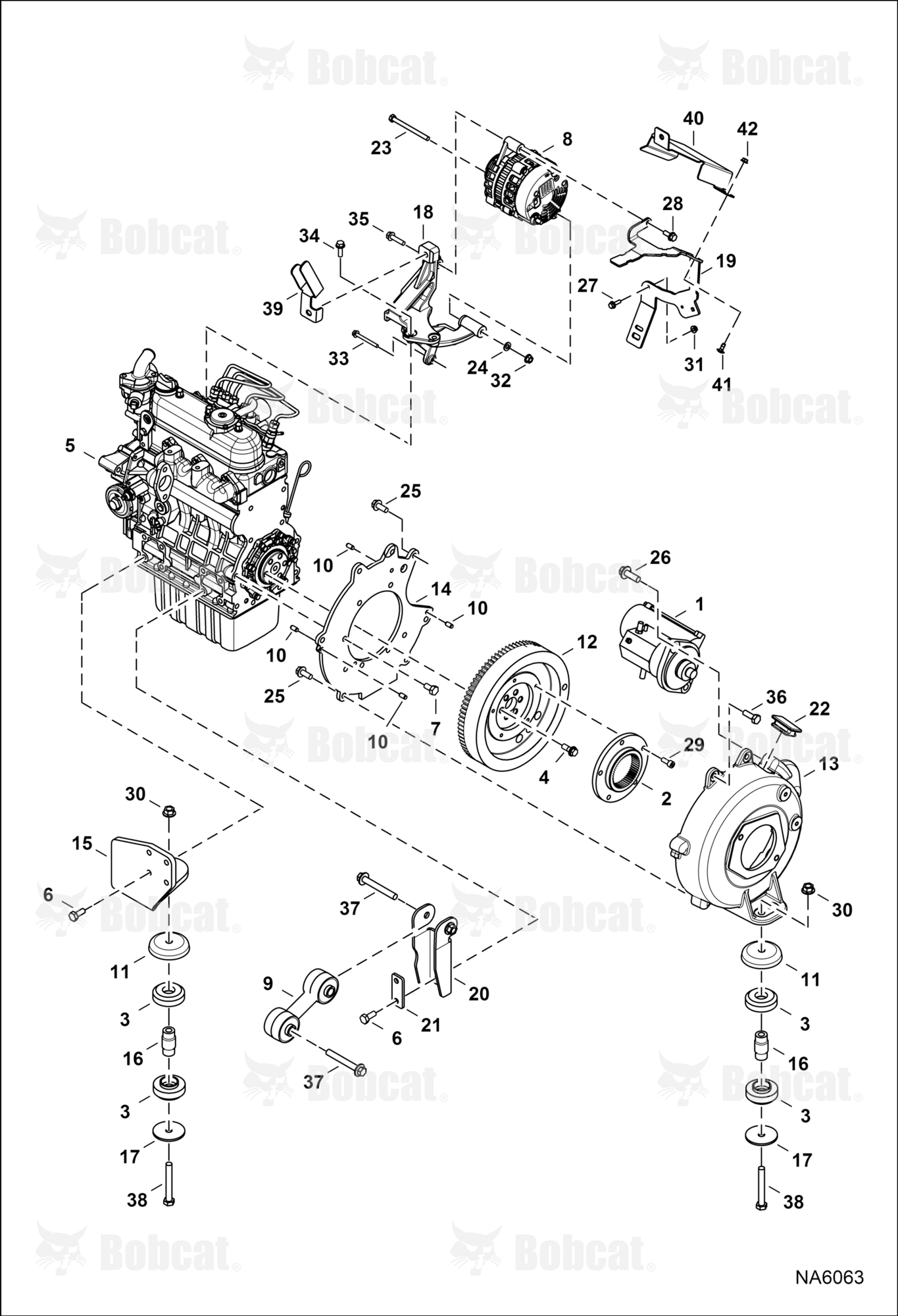 Engine & Attaching Parts (Engine Mounts)