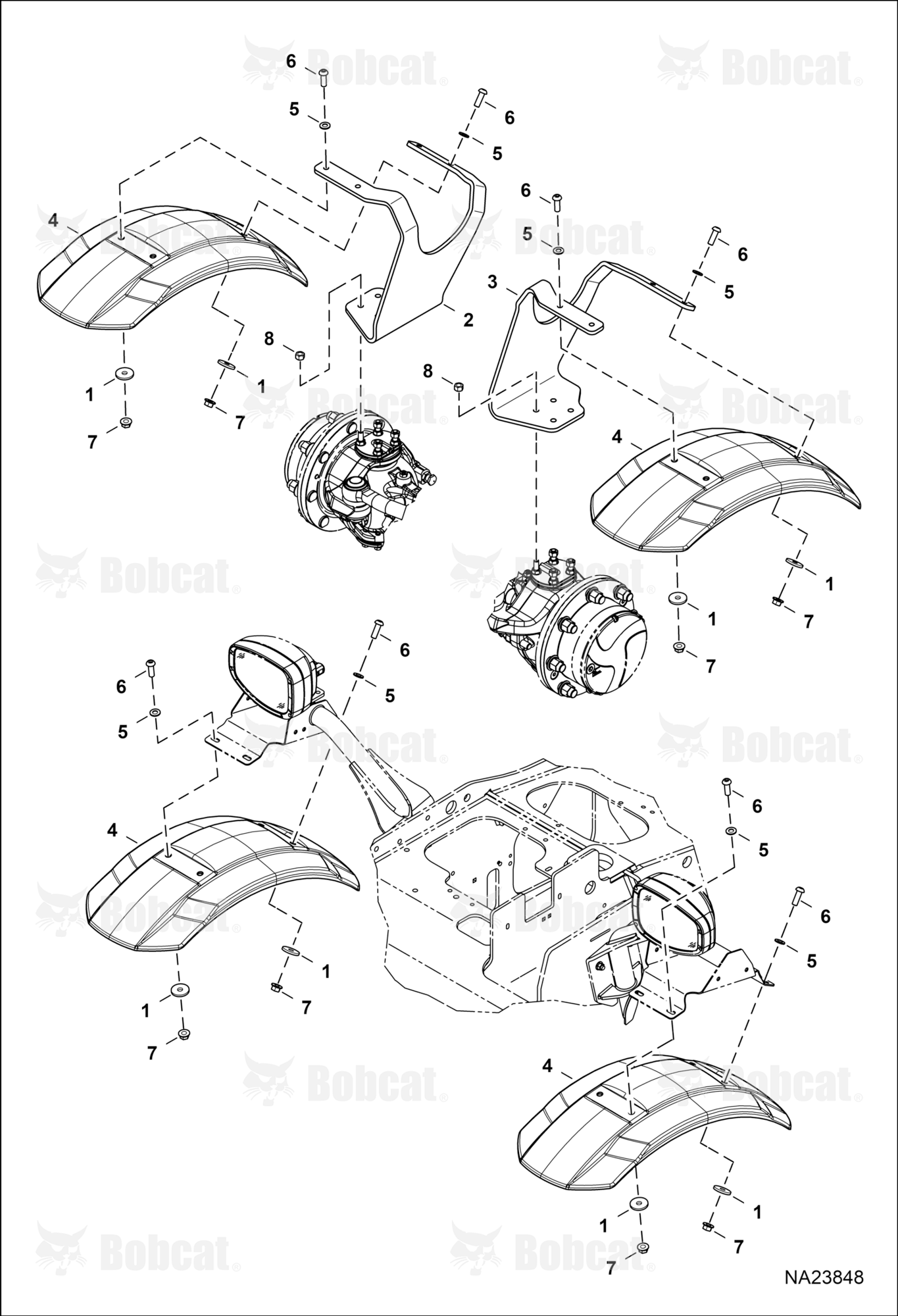 Mudguards (16.5" Wheels)