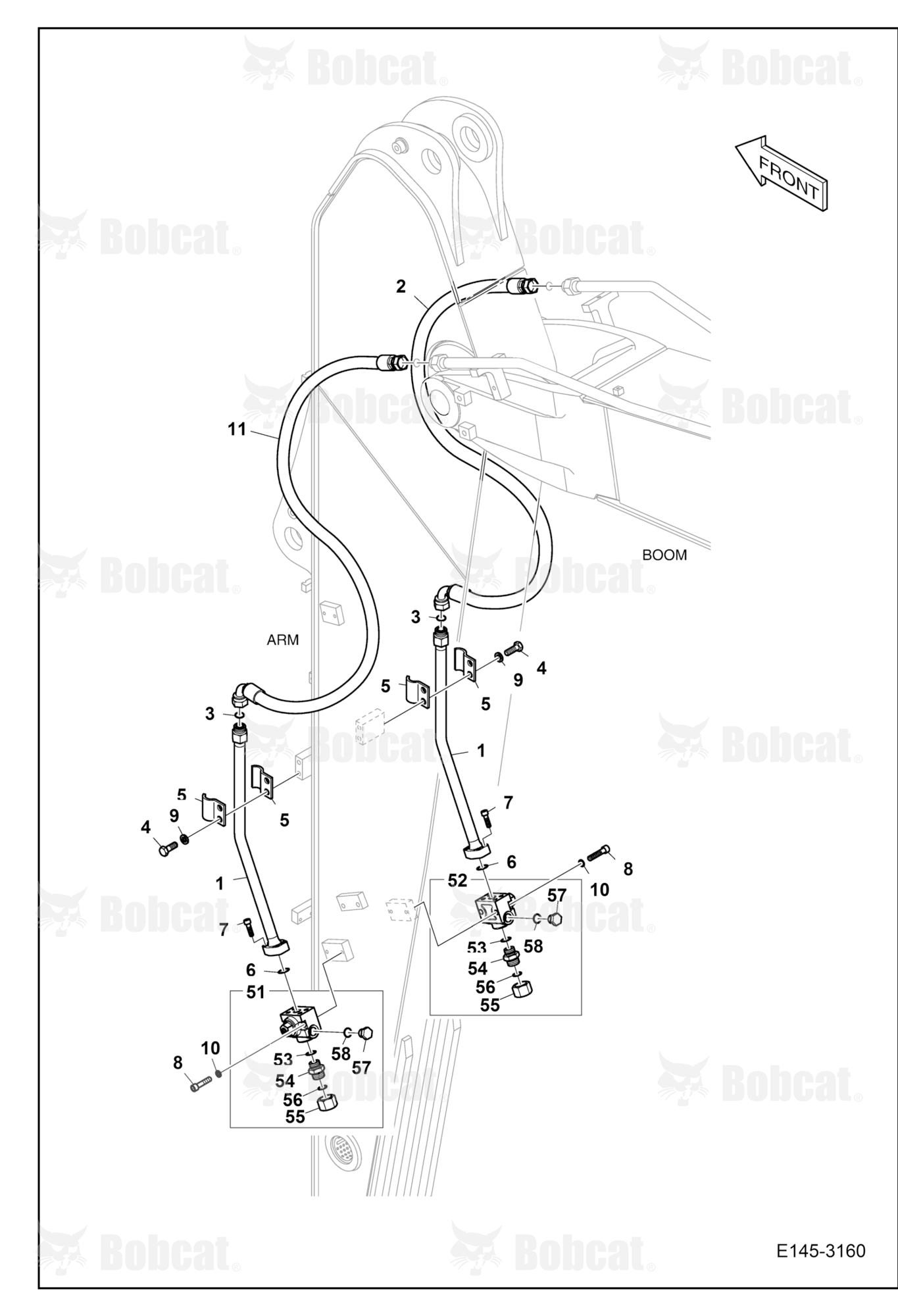Arm Piping (One & Two Way)(Arm 3.0m)