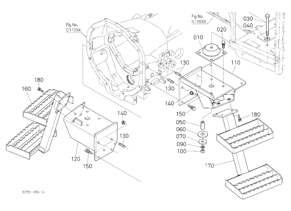 Cab Bracket Front