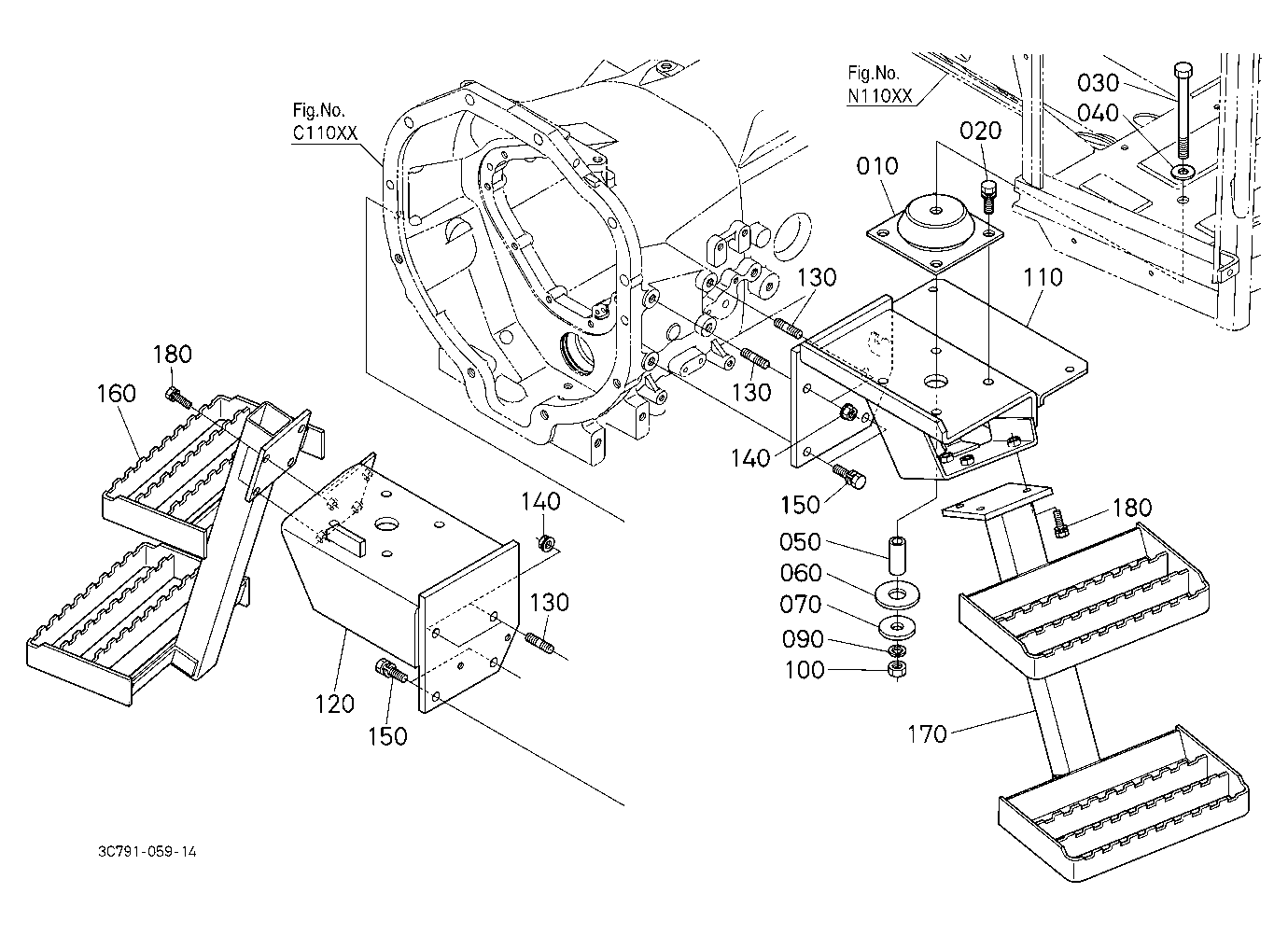 Cab Bracket Front