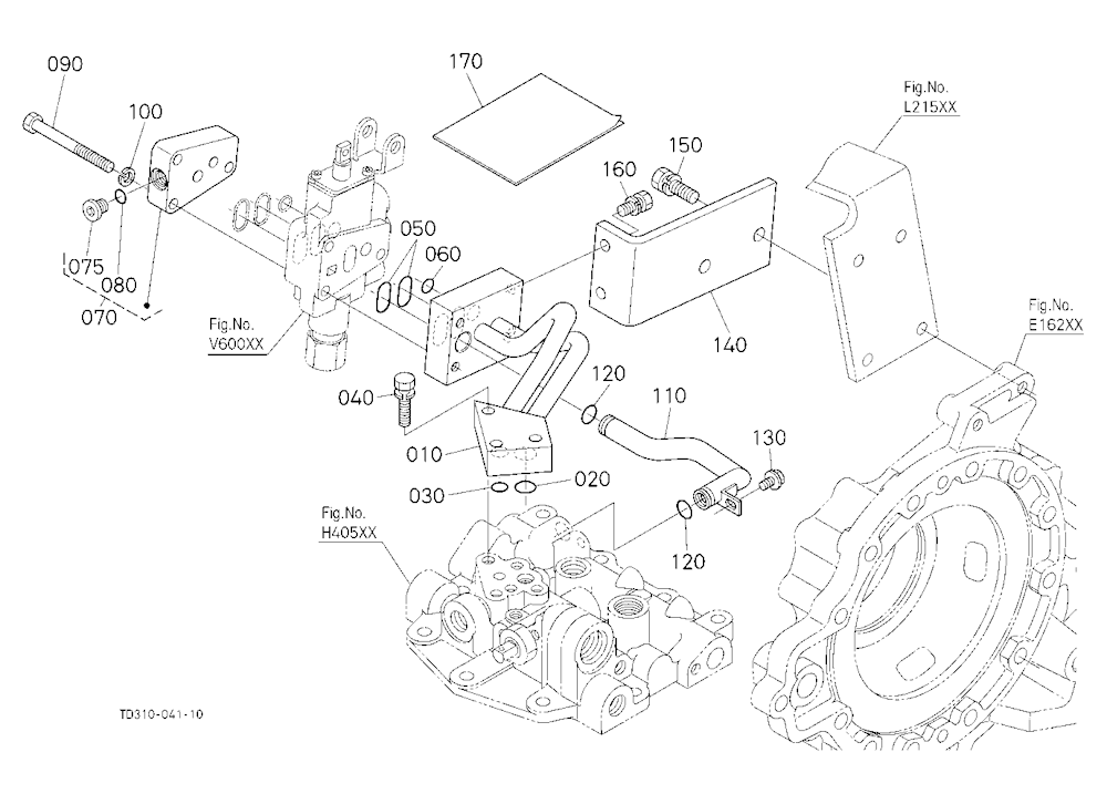 Auxiliary Control Valve Base (W/G No.L8398) [Optio