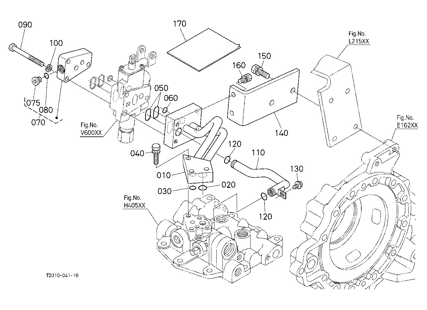 Auxiliary Control Valve Base (W/G No.L8398) [Optio
