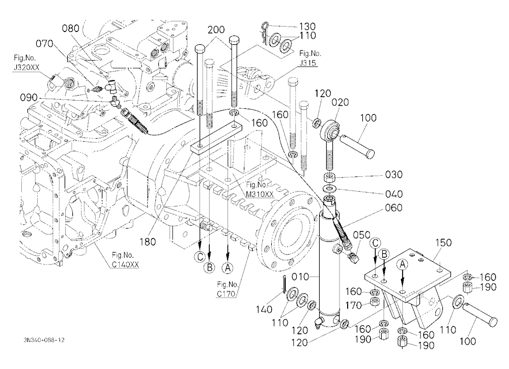 Assist Cylinder Kit Lh (W/G No.M9269) [Option]