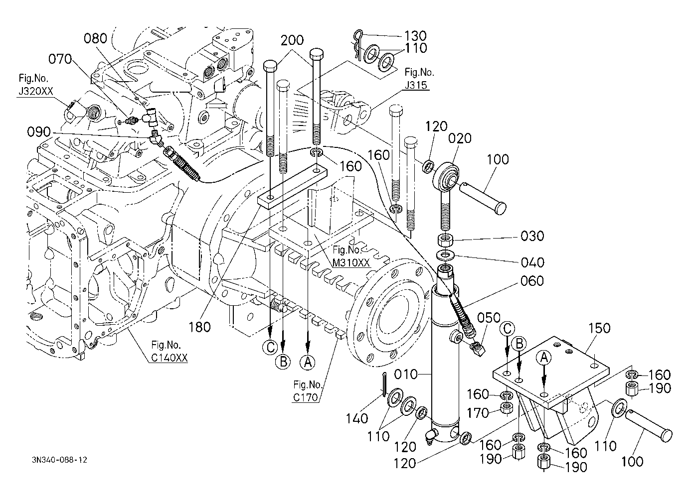 Assist Cylinder Kit Lh (W/G No.M9269) [Option]