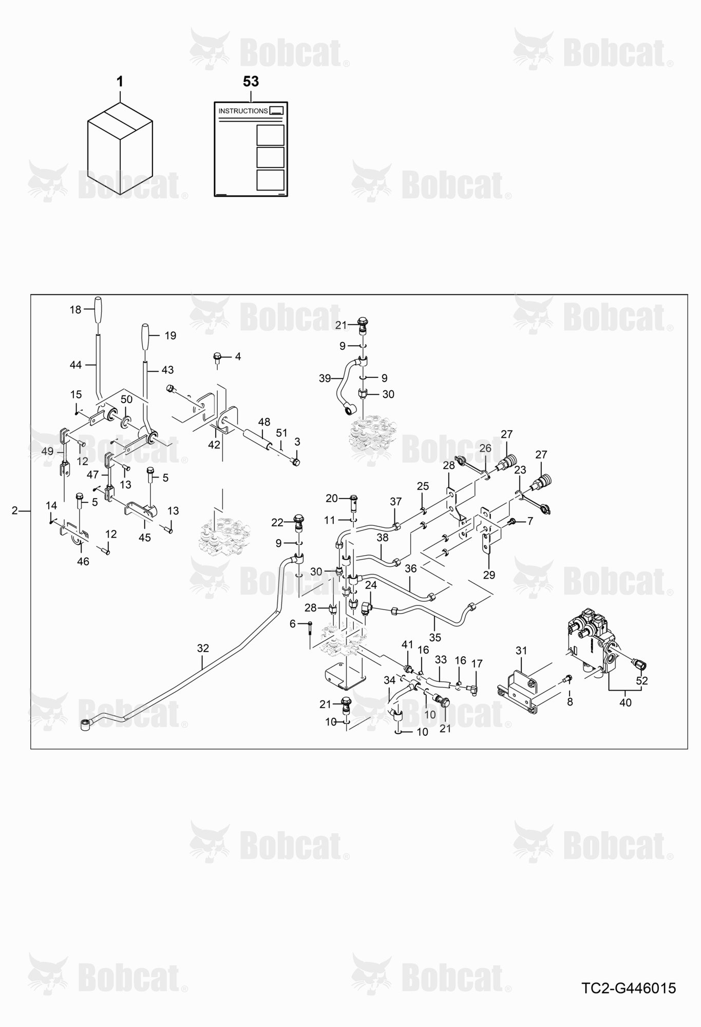 External Hydraulic Valve Group