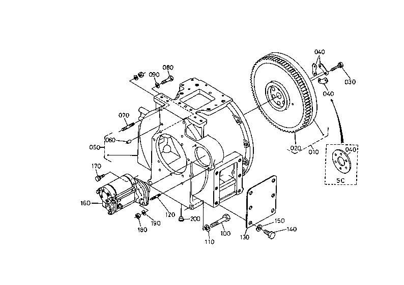 Flywheel And Starter