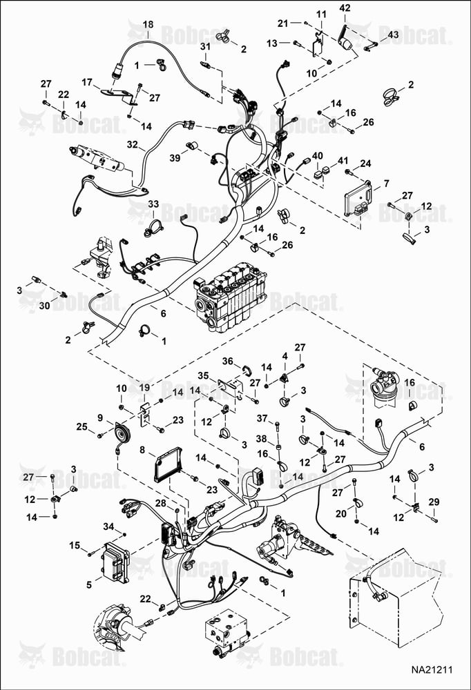 Frame Electrical Circuitry (Harness) B69H11001 & Above