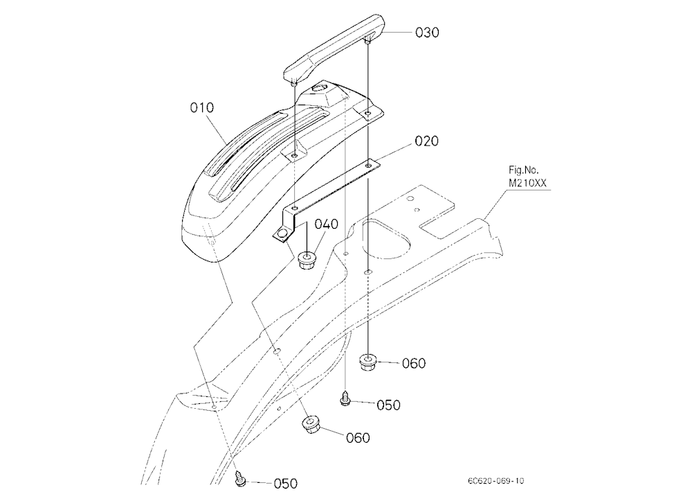 Lever Guide Lh
