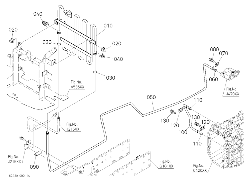 Hydraulic Oil Line (Oil Cooler)