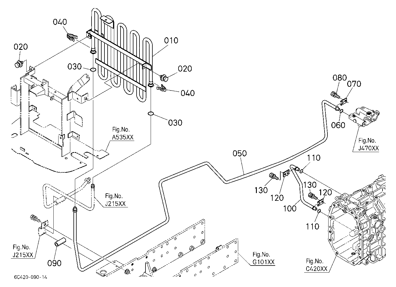 Hydraulic Oil Line (Oil Cooler)
