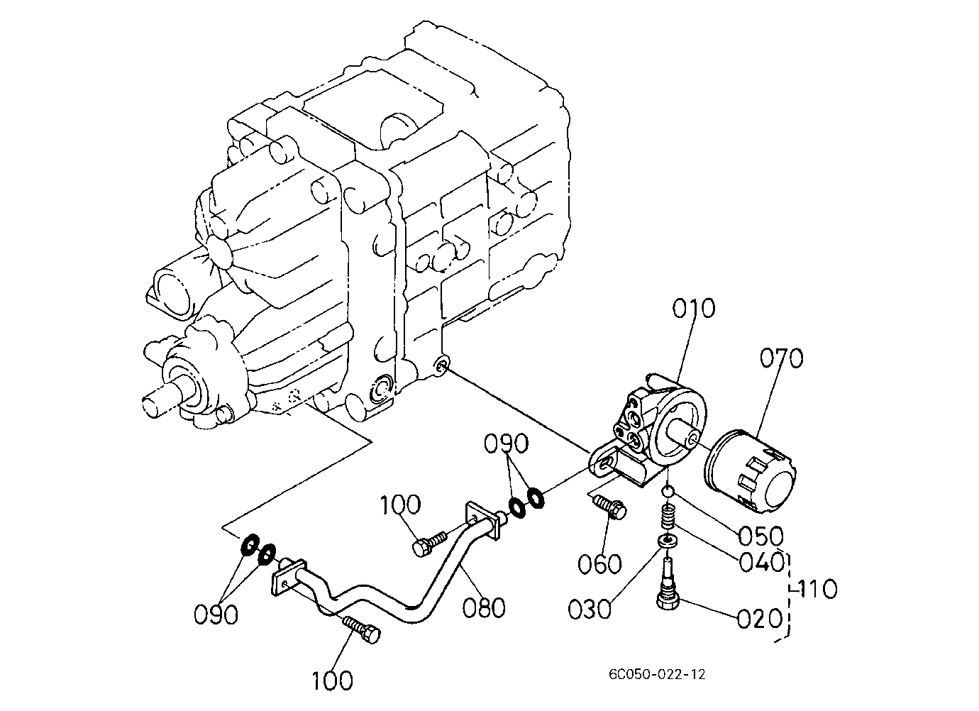 Hydraulic Oil Line (Hst)