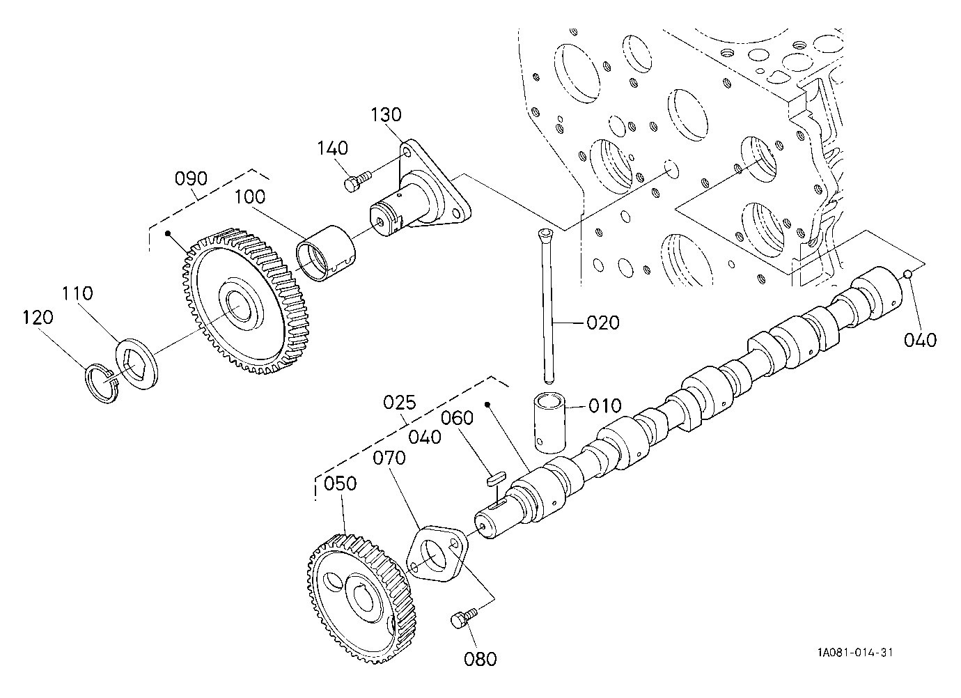 Camshaft And Idle Gear Shaft