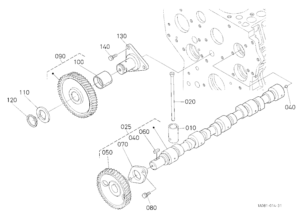 Camshaft And Idle Gear Shaft