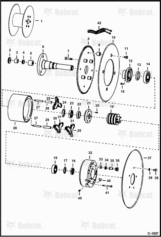 Electrical Cord Reel (B.O.M. Electric - S/N 4954-A-1001 & Above)