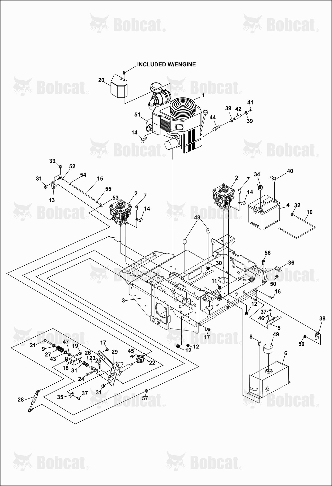 Upper Engine Deck ASSY